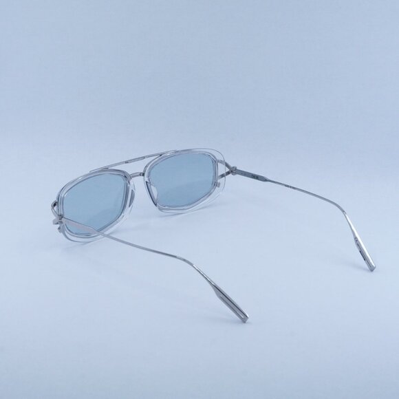 🕶️ New Dior NEODIOR S1U 88I0 Sunglasses - Silver Frame, Light Blue Lenses - Picture 4 of 10